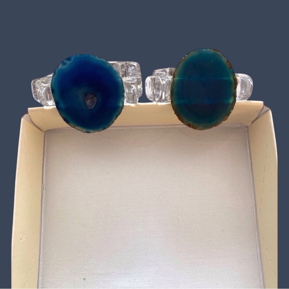 Vintage Neiman Marcus Agate Gift Set | Never Used | Circa 2005 4 pieces - Picture 5 of 8